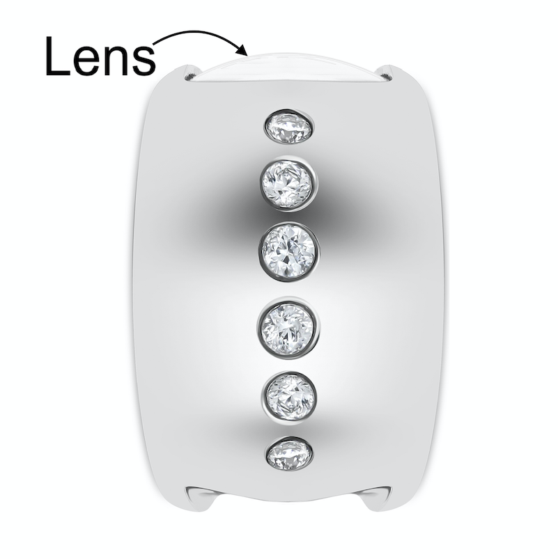Changa 14K White Gold Monocle Ring