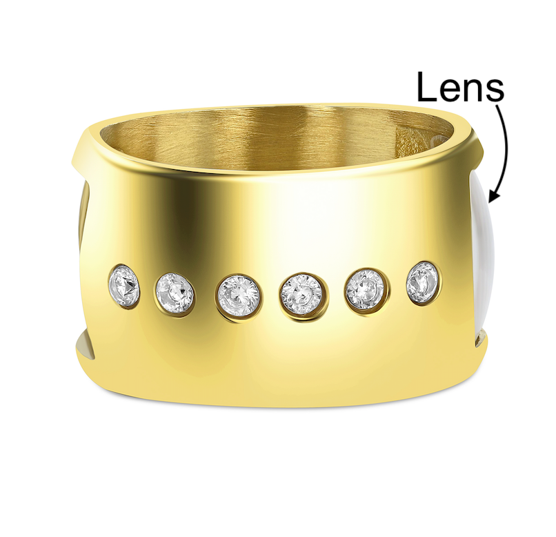 Changa Yellow Monocle Ring