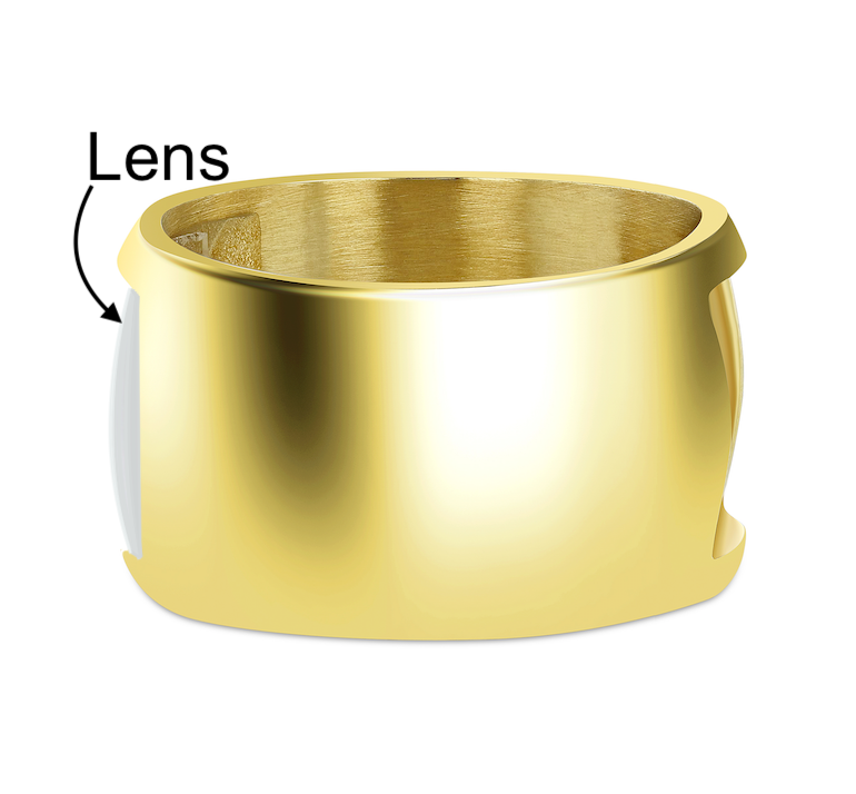 Changa Yellow Monocle Ring