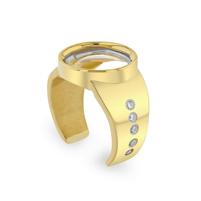 Monocle Ring - Magnifying Lens Ring