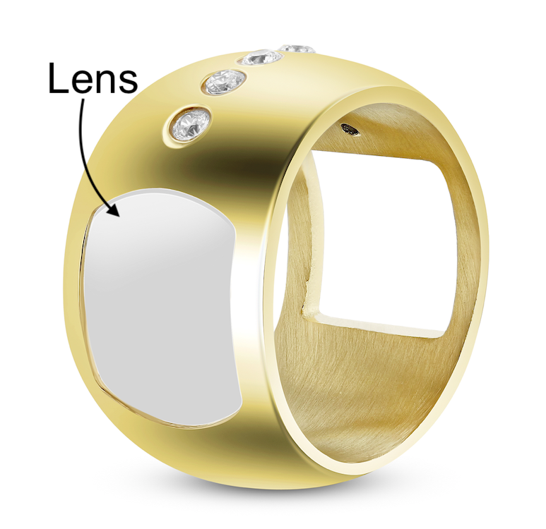 Changa Yellow Monocle Ring