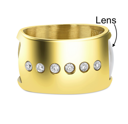 Changa Yellow Monocle Ring